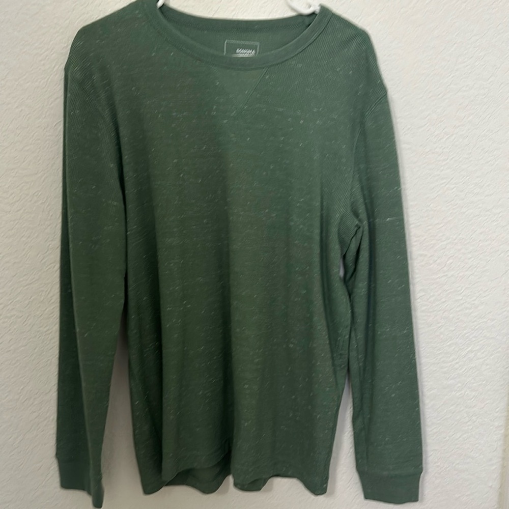 Men’s Long-sleeved Waffle Shirt